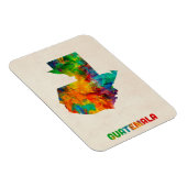 Magnet Flexible Carte de l'eau du Guatemala (Côté Droit)