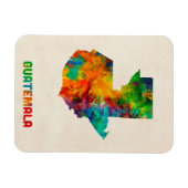 Magnet Flexible Carte de l'eau du Guatemala (Horizontal)