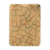 Magnet Flexible Carte De L'État De Pennsylvanie (Vertical)