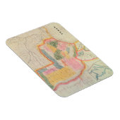 Magnet Flexible Carte de l'état du Texas | 1835 (Côté Droit)