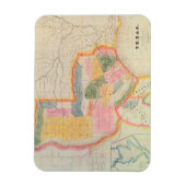 Magnet Flexible Carte de l'état du Texas | 1835 (Vertical)