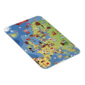 Magnet Flexible Carte de l'Europe (Côté Droit)