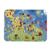 Magnet Flexible Carte de l'Europe (Horizontal)