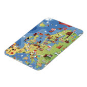 Magnet Flexible Carte de l'Europe (Côté Gauche)