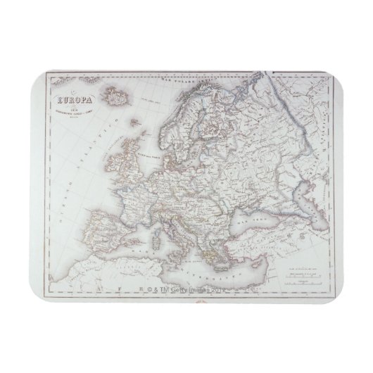 Magnet Flexible Carte de l'Europe 5 (Horizontal)