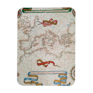 Magnet Flexible Carte de l'Europe et côtes de l'Afrique du Nord