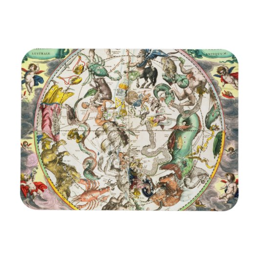 Magnet Flexible Carte de l'hémisphère Sud, de 'The Celestia (Horizontal)