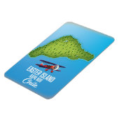 Magnet Flexible Carte de l'île de Pâques Rapa Nuii (Côté Gauche)