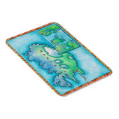 Magnet Flexible Carte de l'Islande (Côté Droit)