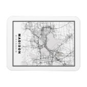 Magnet Flexible Carte de Madison (Horizontal)