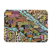 Magnet Flexible Carte de New York (Horizontal)