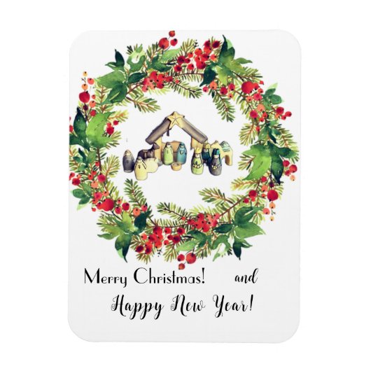 Magnet Flexible Carte de Noël ! (Vertical)