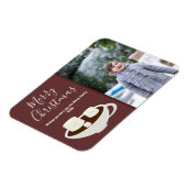 Magnet Flexible Carte de Noël au chocolat chaud (Côté Gauche)
