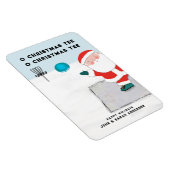 Magnet Flexible Carte de Noël de golf de Disque Amusant (Côté Droit)