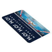 Magnet Flexible carte de Noël de natation (Côté Droit)