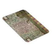 Magnet Flexible Carte de Palerme, de Civitates Orbis Terrarum par (Côté Droit)