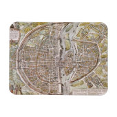 MAGNET FLEXIBLE CARTE DE PARIS, 1581 (Horizontal)