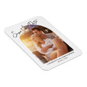 Magnet Flexible Carte de sauvegarde de date de mariage à arch mode (Côté Droit)