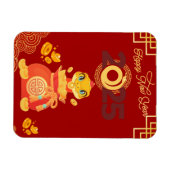 Magnet Flexible Carte de serpent du Nouvel An lunaire 2025 (Horizontal)