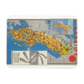 Magnet Flexible Carte de Suède (Horizontal)
