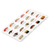 Magnet Flexible Carte de sushi (Côté Gauche)