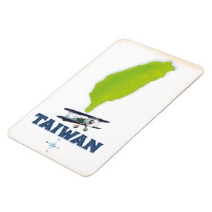 Magnet Flexible Carte de Taïwan