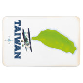 Magnet Flexible Carte de Taïwan (Horizontal)