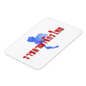 Magnet Flexible carte de Thaïlande (Côté Gauche)