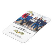 Magnet Flexible Carte de vacances d'entreprise Photo Company (Côté Gauche)