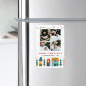 Magnet Flexible Carte de vacances Retro