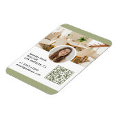 Magnet Flexible Carte de visite QR Code pour l'immobilier moderne (Côté Gauche)