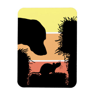 Magnet Flexible Carte de vœux Barn Hunt pour les chiens de travail