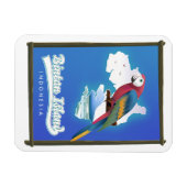 Magnet Flexible Carte de voyage de l'île de Bintan Indonésie (Horizontal)