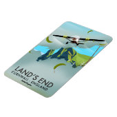 Magnet Flexible Carte de voyage Land's End Cornwall (Côté Gauche)