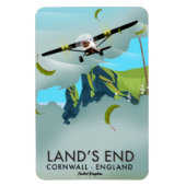 Magnet Flexible Carte de voyage Land's End Cornwall (Vertical)