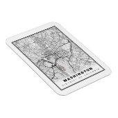 Magnet Flexible Carte de Washington (Côté Droit)