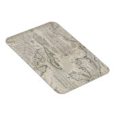 Magnet Flexible Carte des Caraïbes | 1715 (Côté Droit)