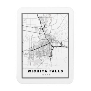Magnet Flexible Carte des chutes Wichita