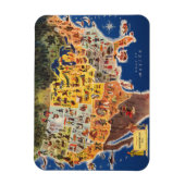 Magnet Flexible Carte des États-Unis - Vacances et Jouer (Vertical)