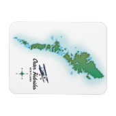 Magnet Flexible Carte des Hébrides Ecosse (Horizontal)