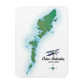 Magnet Flexible Carte des Hébrides Ecosse (Vertical)