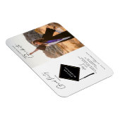 Magnet Flexible Carte d'invitation moderne et simple pour une céré (Côté Droit)