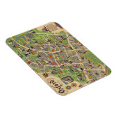 Magnet Flexible Carte d'Oxford, Angleterre (Chemins de fer britann (Côté Droit)