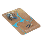 Magnet Flexible Carte du barrage Hoover Nevada (Côté Droit)