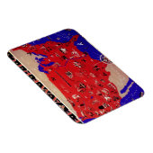 Magnet Flexible Carte du Bureau de voyage des États-Unis d'Amériqu (Côté Droit)