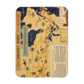Magnet Flexible Carte du Canada - Parcs Canada (Vertical)