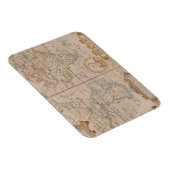 Magnet Flexible Carte du Circumnavigation de Drake du Globe (Côté Droit)