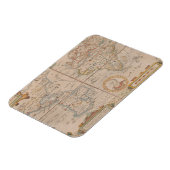 Magnet Flexible Carte du Circumnavigation de Drake du Globe (Côté Gauche)