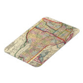 Magnet Flexible Carte Du Comté Des États De New York (Côté Gauche)