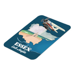 Magnet Flexible carte du comté d'Essex